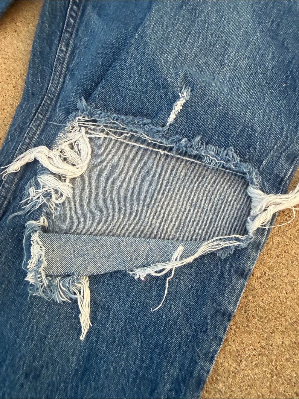 Abercrombie & Fitch 90's High-rise Ultra Straight Jeans Size 34/18R Dark Wash - Picture 3 of 11